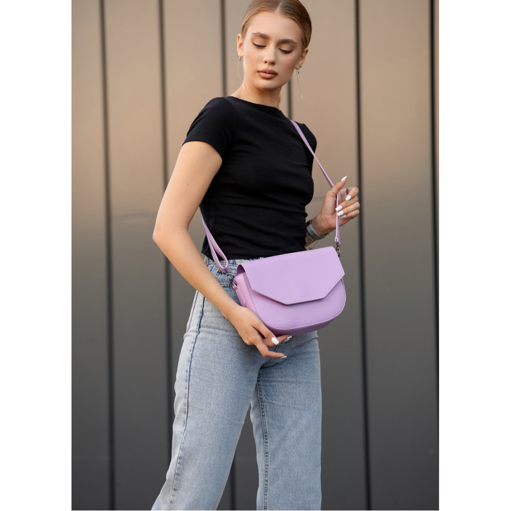 Сумка жіноча Sambag Leoma WITH Лавандовий 27 х 8 х 18 см (53050018)