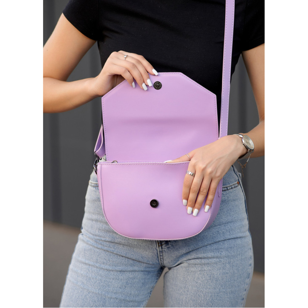 Сумка жіноча Sambag Leoma WITH Лавандовий 27 х 8 х 18 см (53050018)