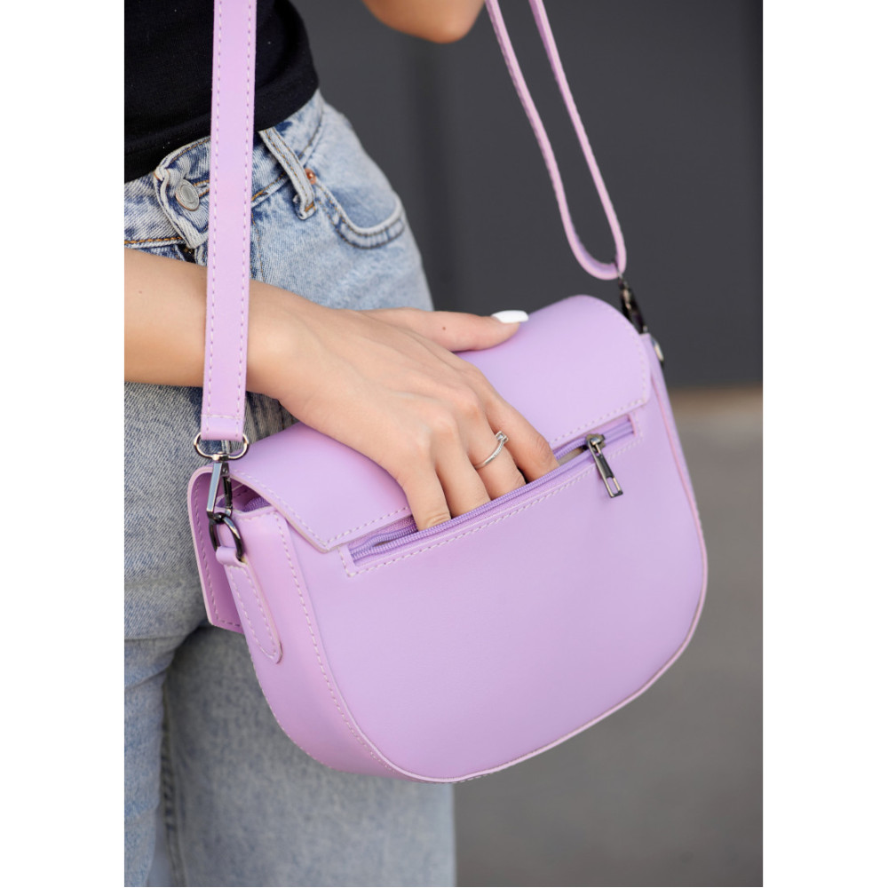 Сумка жіноча Sambag Leoma WITH Лавандовий 27 х 8 х 18 см (53050018)