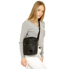 Сумка женская Sambag Makros черная 23 х 19 х 7 см (70230001)
