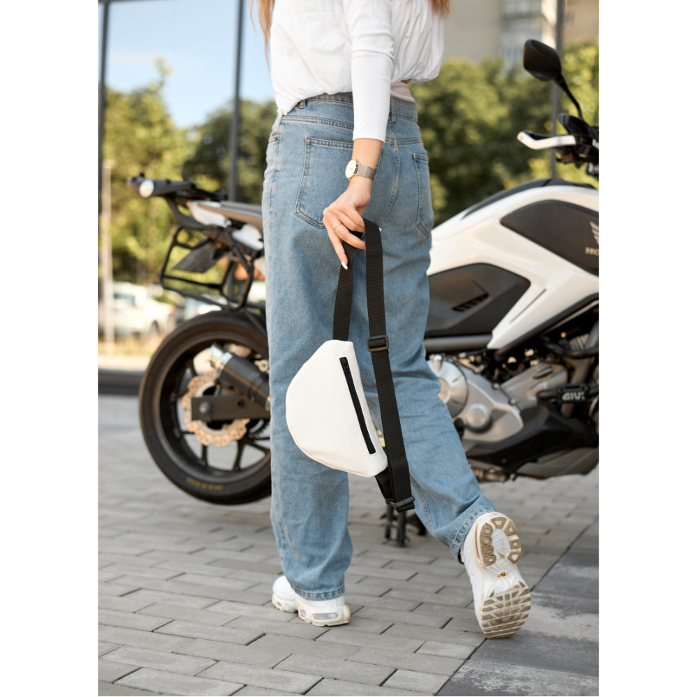 Сумка на пояс бананка Sambag Marina MSG белая 24 х 15 х 8 см (85151008)