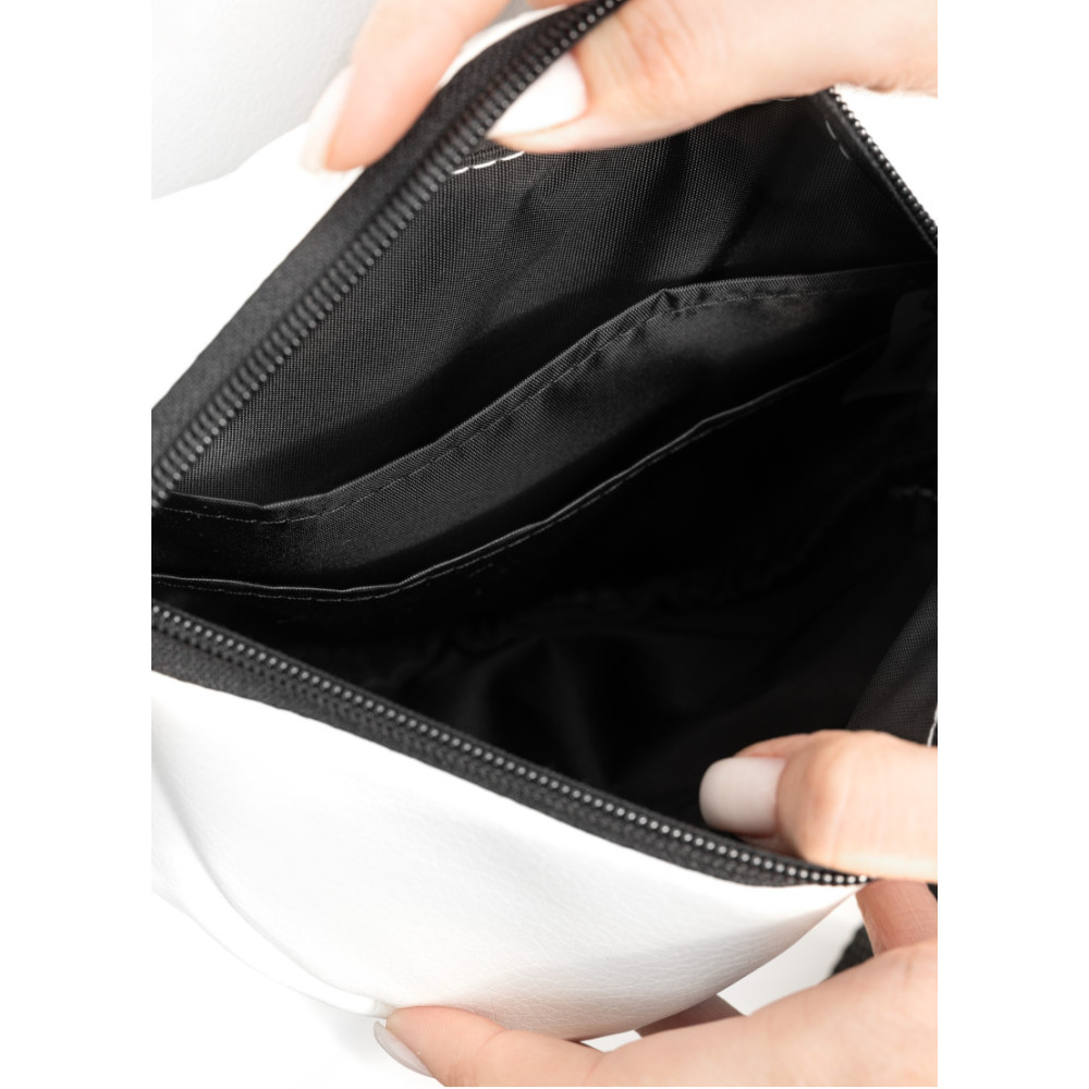 Сумка на пояс бананка Sambag Marina MSG белая 24 х 15 х 8 см (85151008)