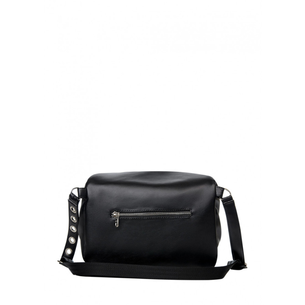 Жіноча сумка Sambag Milano QZS чорний 25 х 20 х 10 см (95103002)