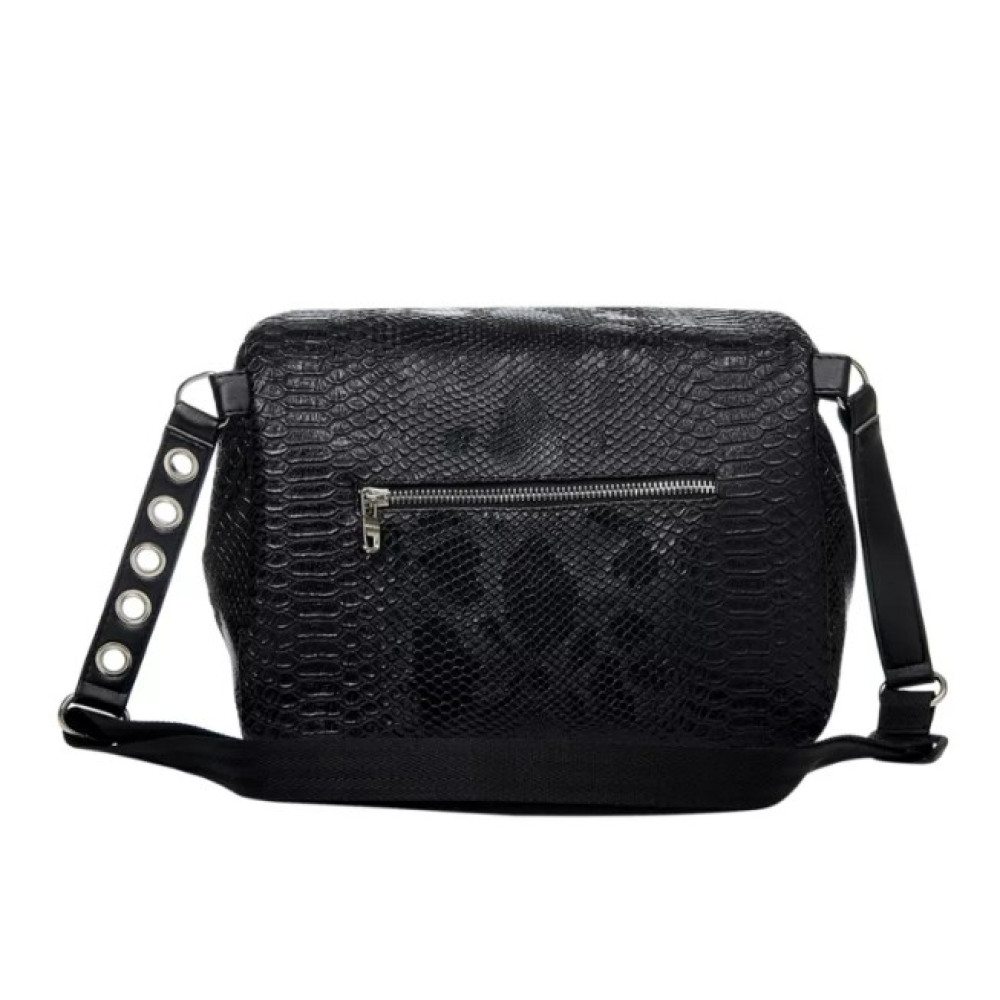 Жіноча сумка Sambag Milano чорна 25 х 20 х 10 см (95103070)
