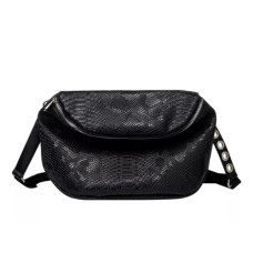 Женская сумка Sambag Milano черная 25 х 20 х 10 см (95103070)