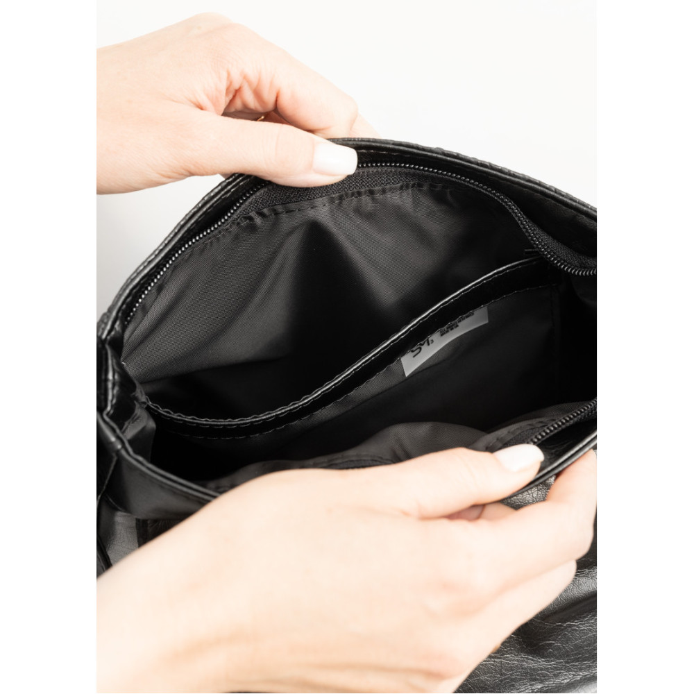 Сумка кросбоді Sambag Rose BZN чорний 20 х 24 х 7 см (94000001)