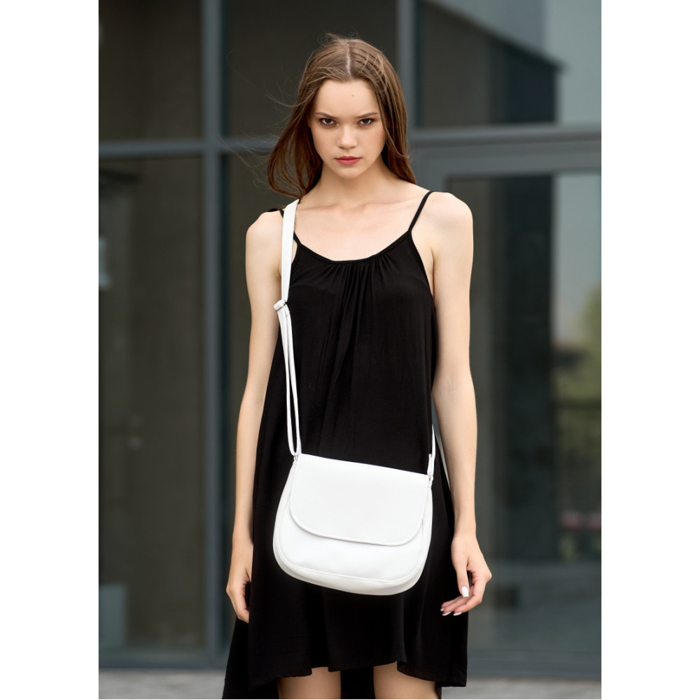 Сумка кросбоді Sambag Rose BZN білий 20 х 24 х 7 см (94000008)