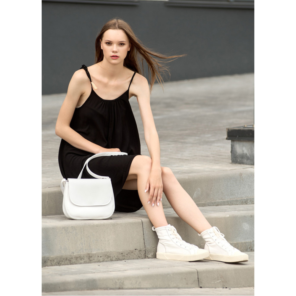 Сумка кросбоді Sambag Rose BZN білий 20 х 24 х 7 см (94000008)