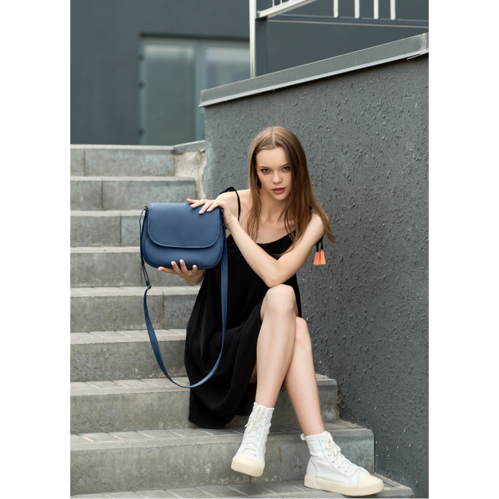 Сумка кросбоді Sambag Rose BZN синій 20 х 24 х 7 см (94000015)