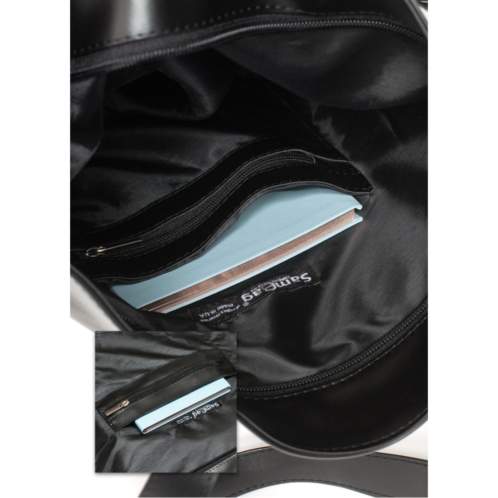 Сумка Sambag Shopper Tote SQN черный 41 х 30 х 10 см (93220001)