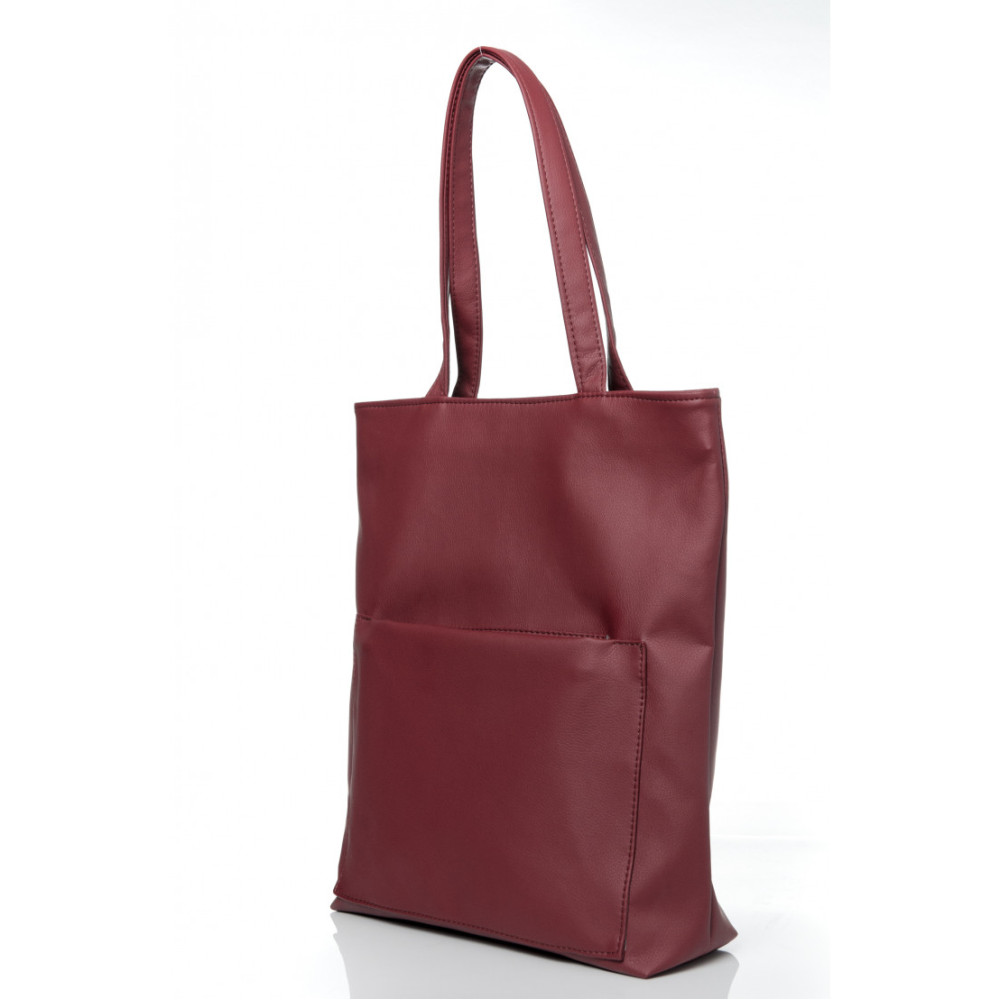 Сумка Sambag Shopper Tote SQN бордо 41 х 30 х 10 см (93220005)