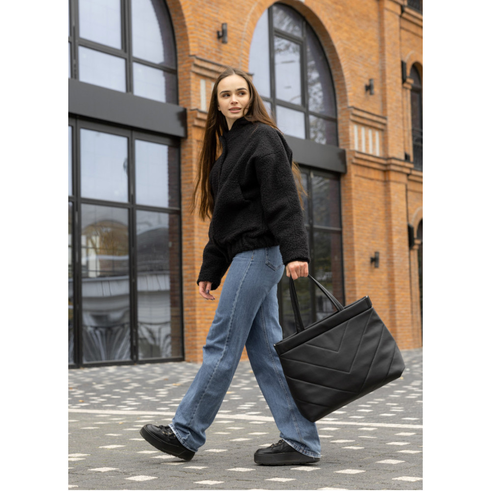 Сумка Sambag Shopper Tote QRS черный 42 х 34 х 14 см (93383001)