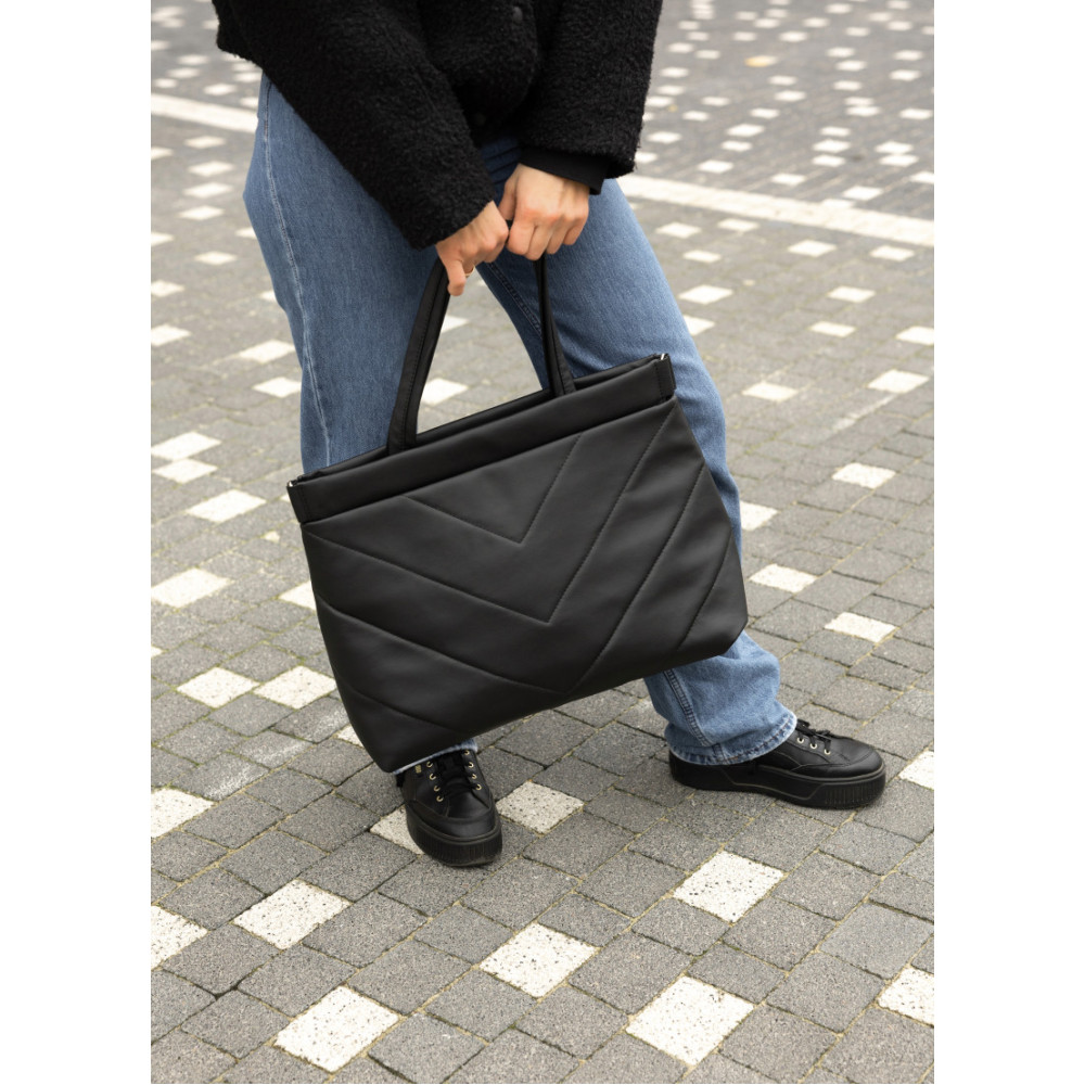 Сумка Sambag Shopper Tote QRS черный 42 х 34 х 14 см (93383001)