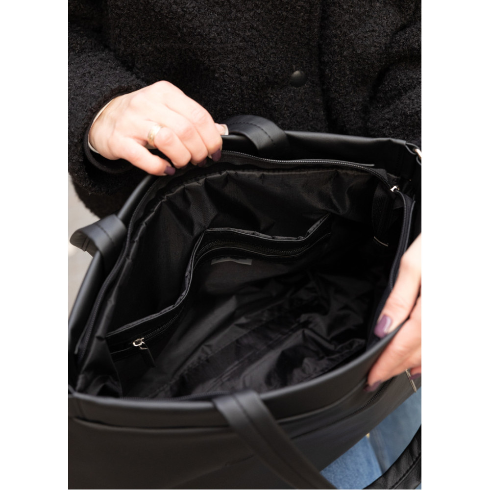 Сумка Sambag Shopper Tote QRS черный 42 х 34 х 14 см (93383001)