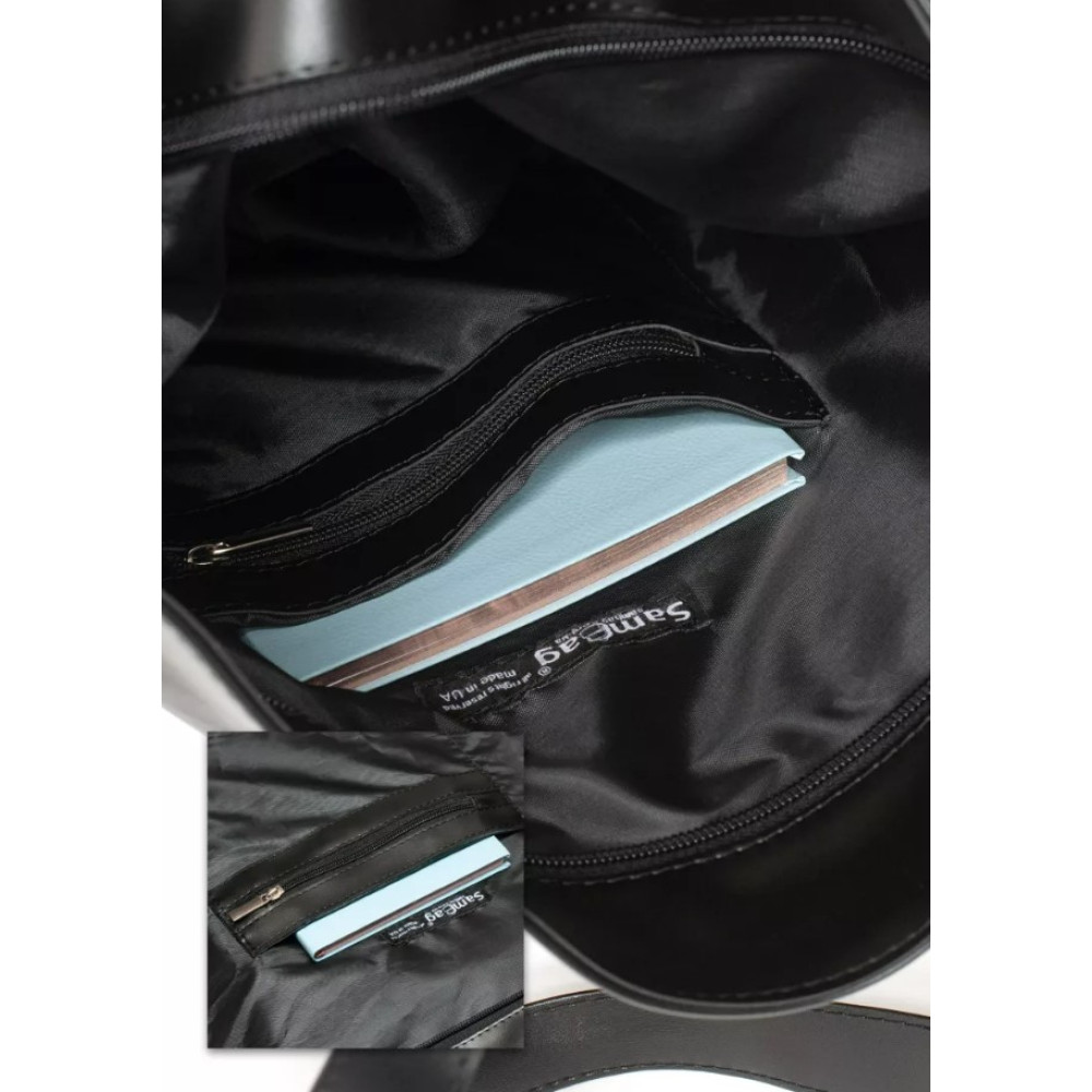 Шоппер женский Sambag Shopper черный 41 х 30 х 10 см (93251002)