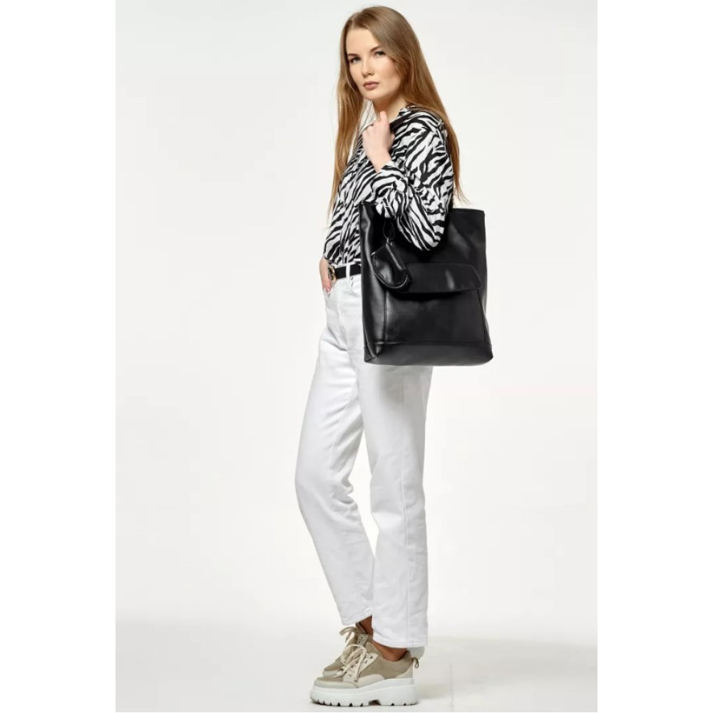 Шоппер женский Sambag Shopper черный 41 х 30 х 10 см (93251002)