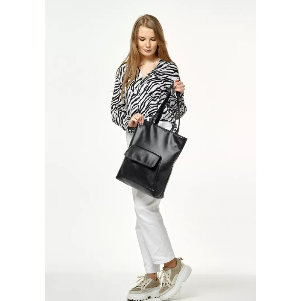 Шоппер женский Sambag Shopper черный 41 х 30 х 10 см (93251002)