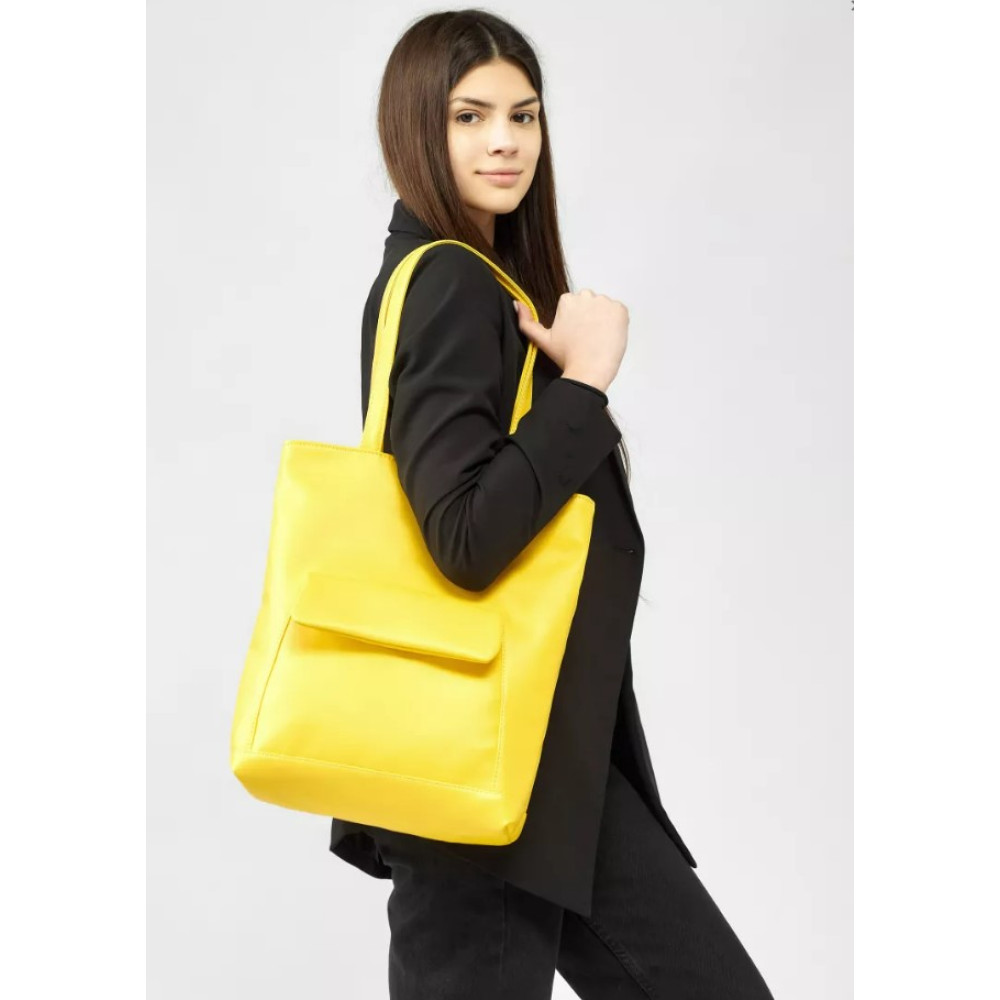 Шопер жіночий Sambag Shopper жовтий 41 х 30 х 10 см (93251028)