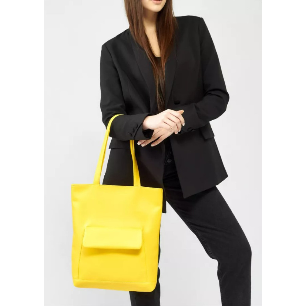Шопер жіночий Sambag Shopper жовтий 41 х 30 х 10 см (93251028)