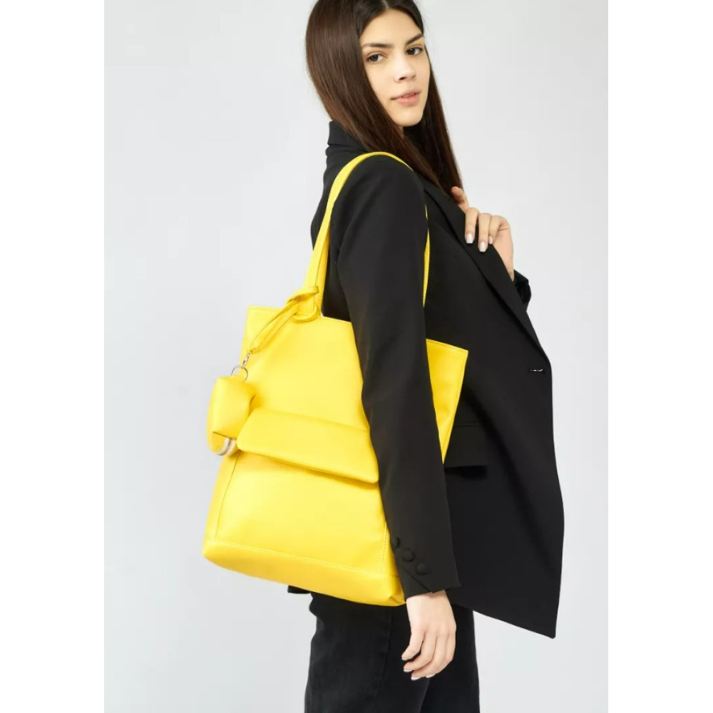 Шопер жіночий Sambag Shopper жовтий 41 х 30 х 10 см (93251028)