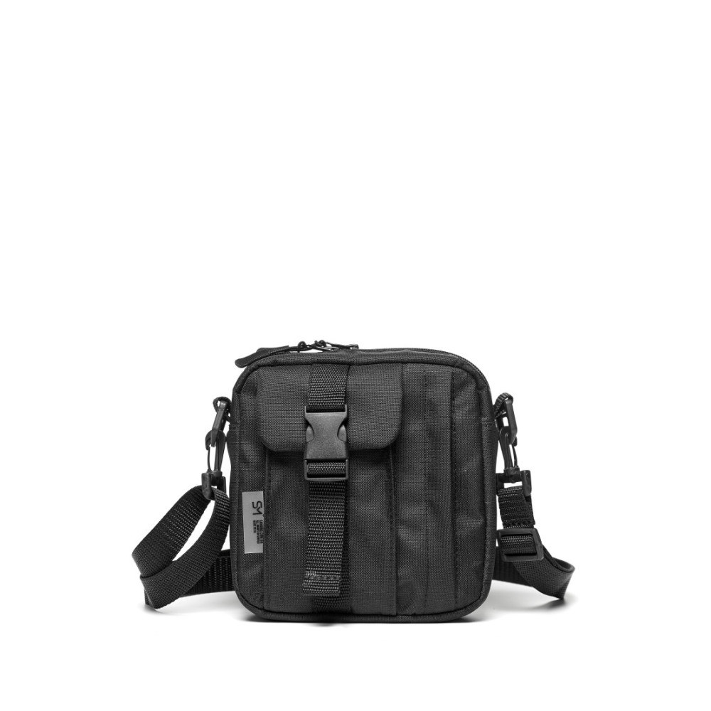 Чоловіча сумка Sambag TEL Чорна 17 х 17 х 6 см (70151065)