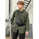 Чоловіча сумка бананка Sambag Tirso MAX чорна 38 × 17 × 6 см (80348001m)