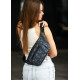 Жіноча сумка бананка Sambag Tirso Max MSH чорна 38 × 17 × 6 см (80348702)