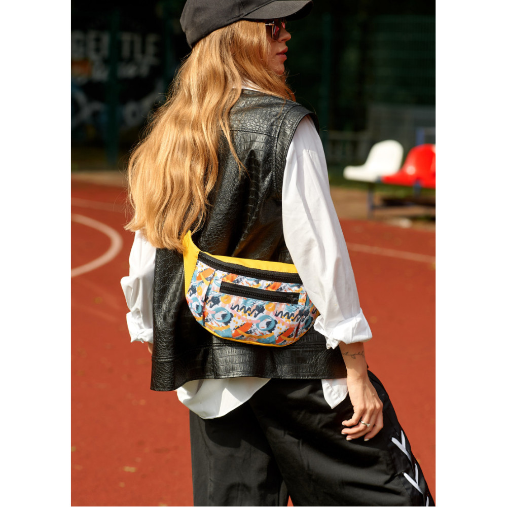 Сумка жіноча Sambag TIRSO MAX Жовта 38 х 17 х 6 см (80348710)