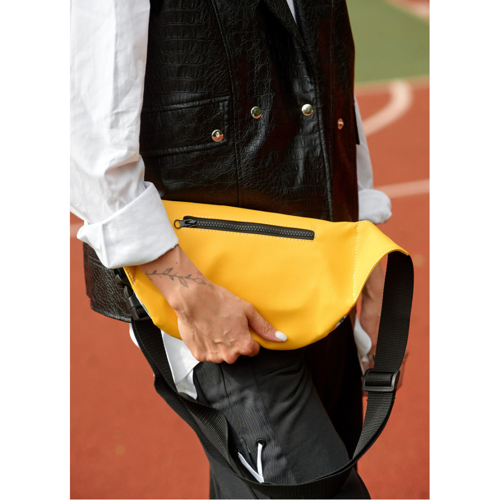 Сумка жіноча Sambag TIRSO MAX Жовта 38 х 17 х 6 см (80348710)