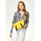 Жіноча сумка бананка Sambag Tirso Zard жовта 33 × 22 × 7 см (80551028)