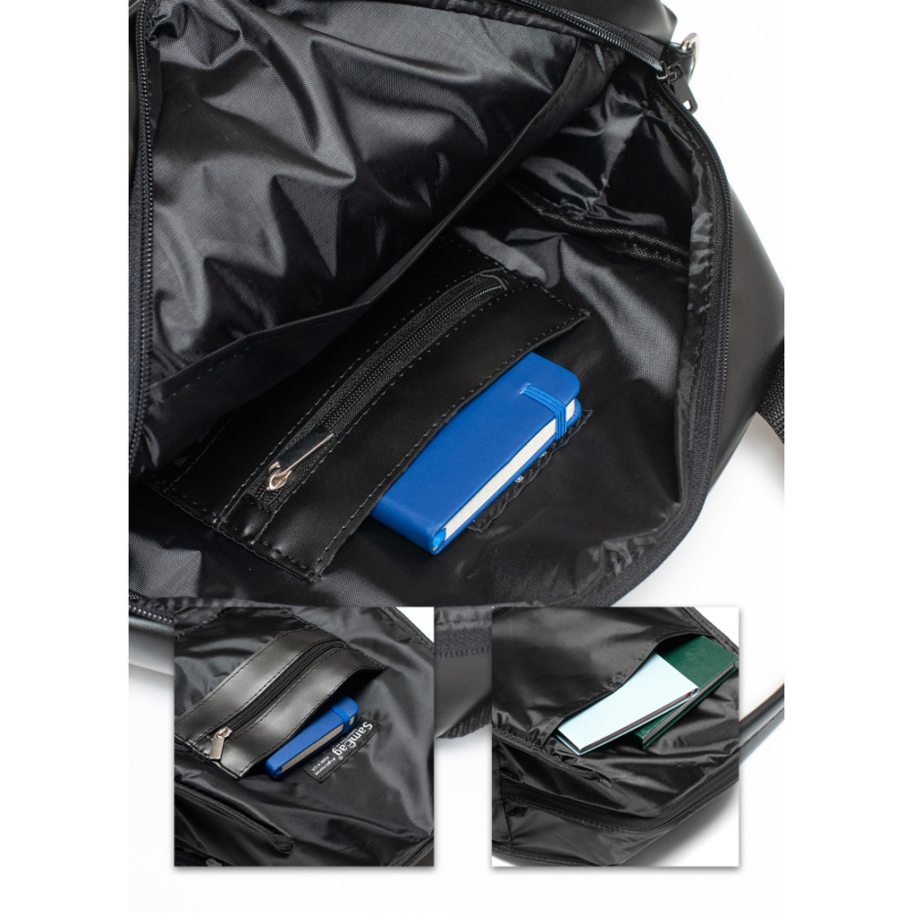 Женская спортивная cумка Sambag Vogue BQS черный 37 х 25 х 16 см (90123001)