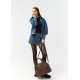 Женская спортивная сумка Sambag Vogue BQS  шоколадная 37 х 25 х 16 см (90123020)