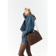 Женская спортивная сумка Sambag Vogue BQS  шоколадная 37 х 25 х 16 см (90123020)