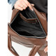 Женская спортивная сумка Sambag Vogue BQS  шоколадная 37 х 25 х 16 см (90123020)