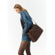 Женская спортивная сумка Sambag Vogue BQS  шоколадная 37 х 25 х 16 см (90123020)