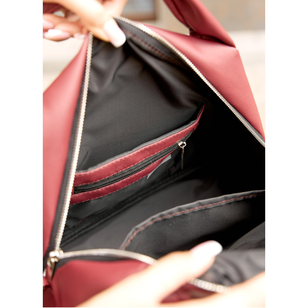 Женская спортивная сумка Sambag Vogue BKS бордо 37 х 25 х 16 см (90153005)