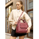 Женская спортивная сумка Sambag Vogue BKS бордо 37 х 25 х 16 см (90153005)