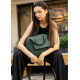 Жіноча спортивна cумка Sambag Vogue BKS зелена 37 х 25 х 16 см (90153007)
