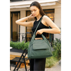 Женская спортивная сумка Sambag Vogue BKS зеленая 37 х 25 х 16 см (90153007)