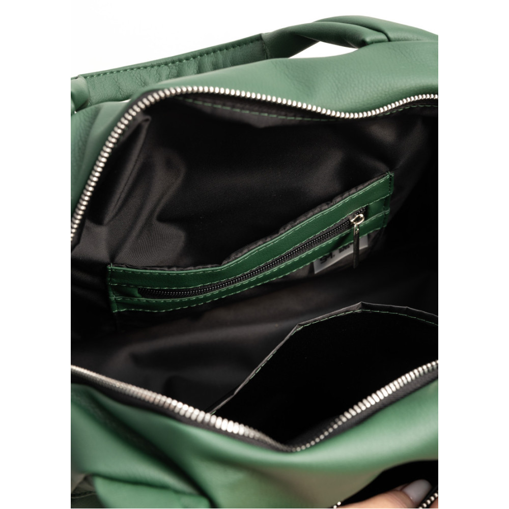 Жіноча спортивна cумка Sambag Vogue BKS зелена 37 х 25 х 16 см (90153007)