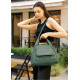 Жіноча спортивна cумка Sambag Vogue BKS зелена 37 х 25 х 16 см (90153007)