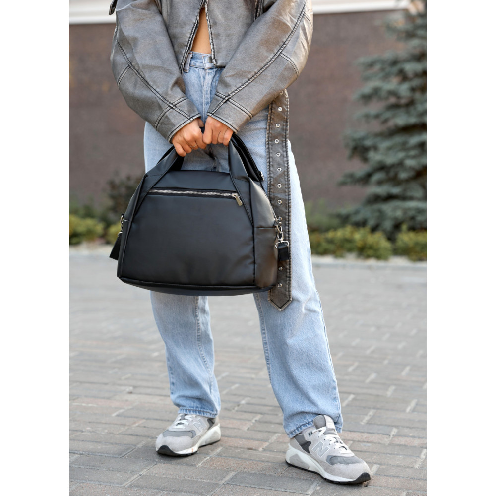 Женская спортивная cумка Sambag Vogue BKT черный 37 х 25 х 16 см (90158001)