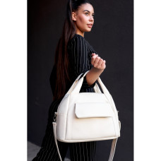 Женская спортивная сумка Sambag Vogue BKS молочная 37 х 25 х 16 см (90159011)