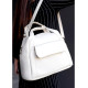 Жіноча спортивна cумка Sambag Vogue BKS молочна 37 х 25 х 16 см (90159011)