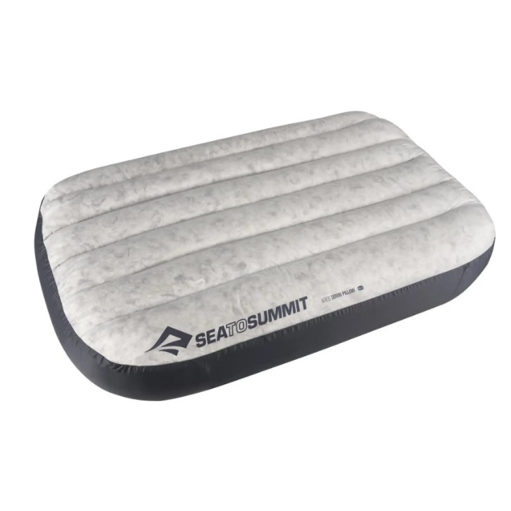 Надувна подушка Sea to Summit із пухом Aeros Down Pillow Deluxe, 12х59х38см, Grey (STS APILDOWNDLXGY)