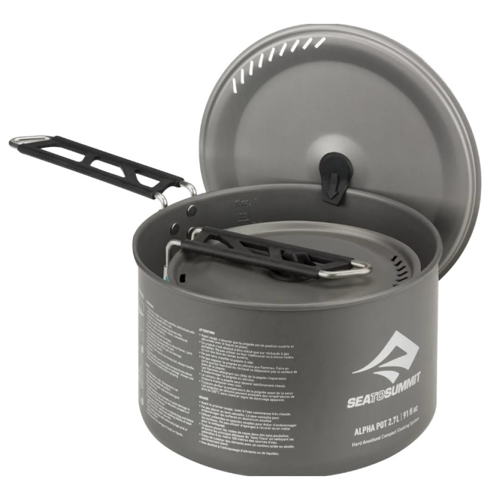 Набір посуду Sea To Summit Alpha Pot Set 2.0 от Sea To Summit, Grey (STS AKI5004-03122102)