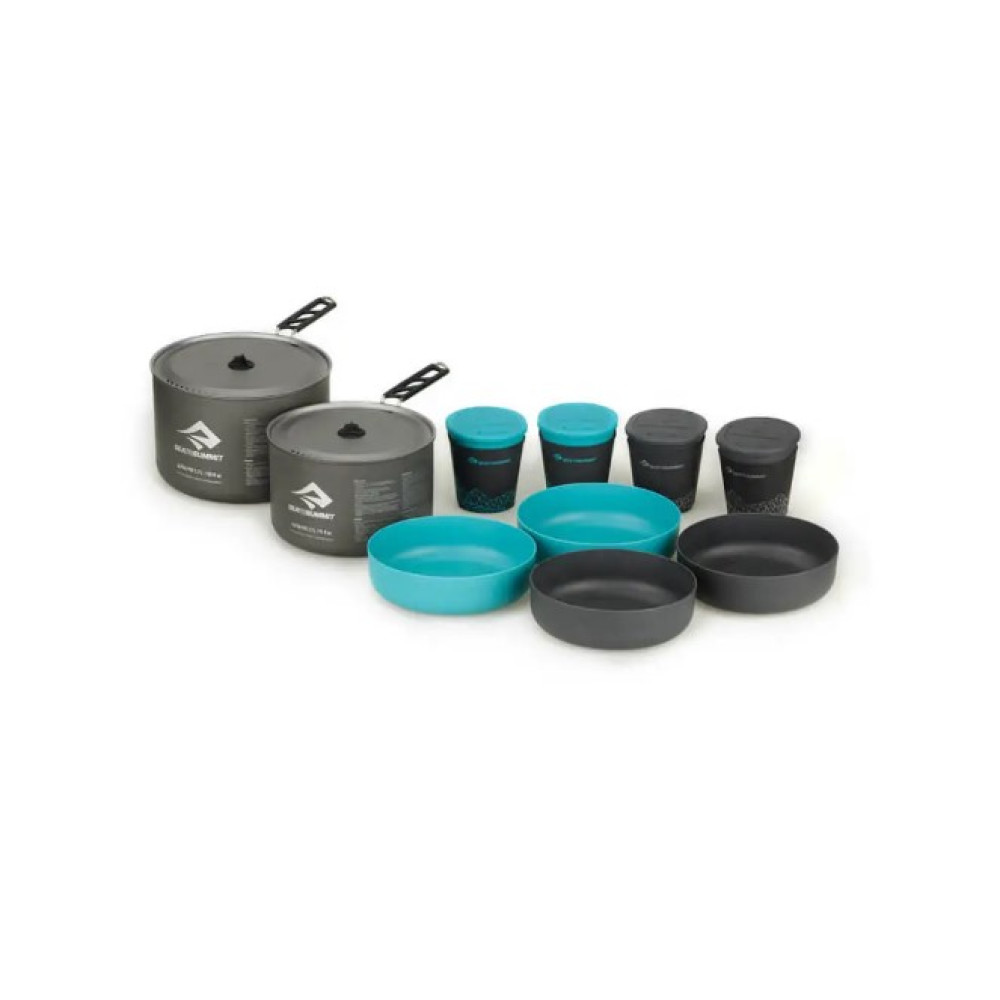 Набір посуду Sea to Summit Alpha Cookset 4.2 Pacific Blue/Grey (STS APOTACKSET4.2)