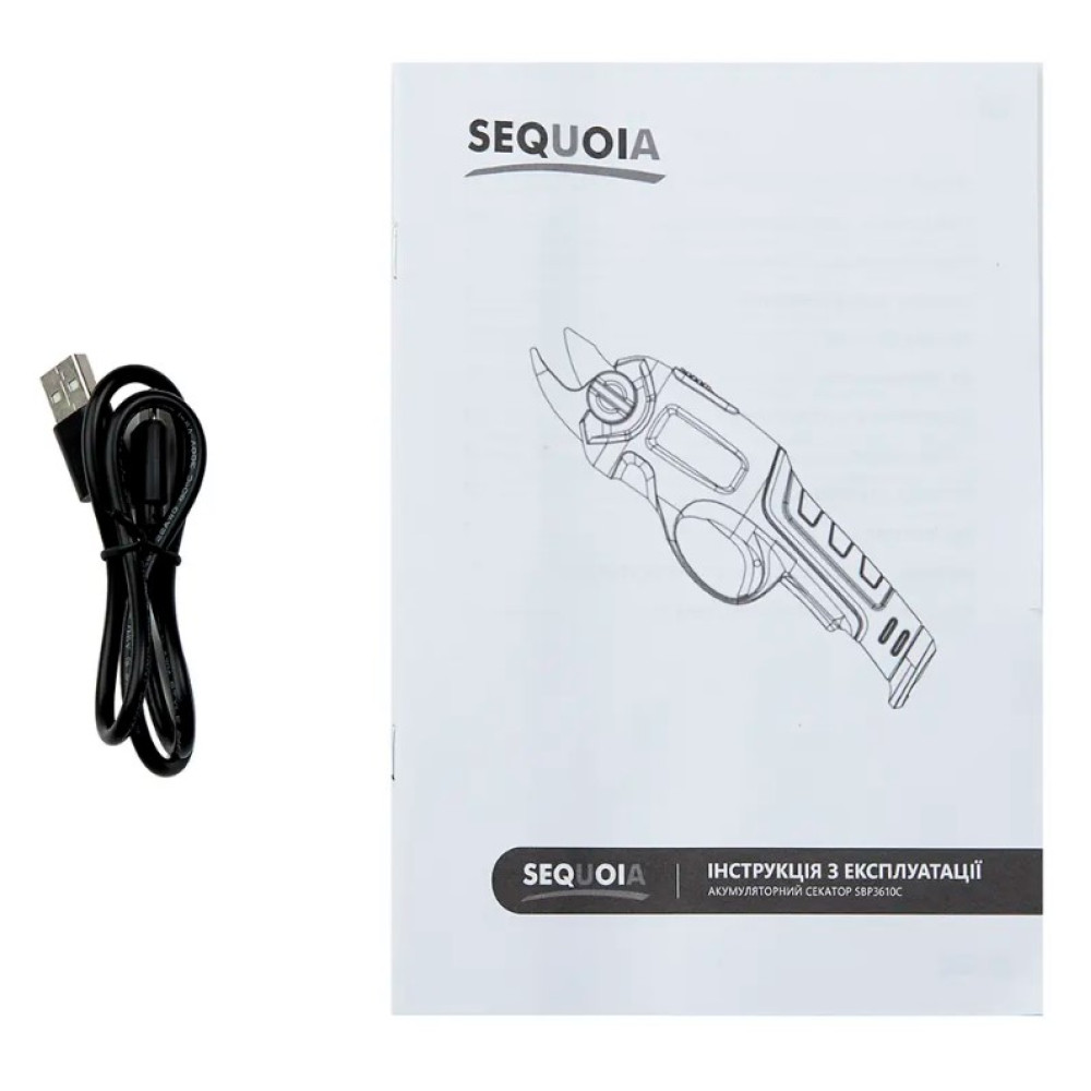Ножиці садові-секатор акумуляторний Sequoia (SBP3610C)