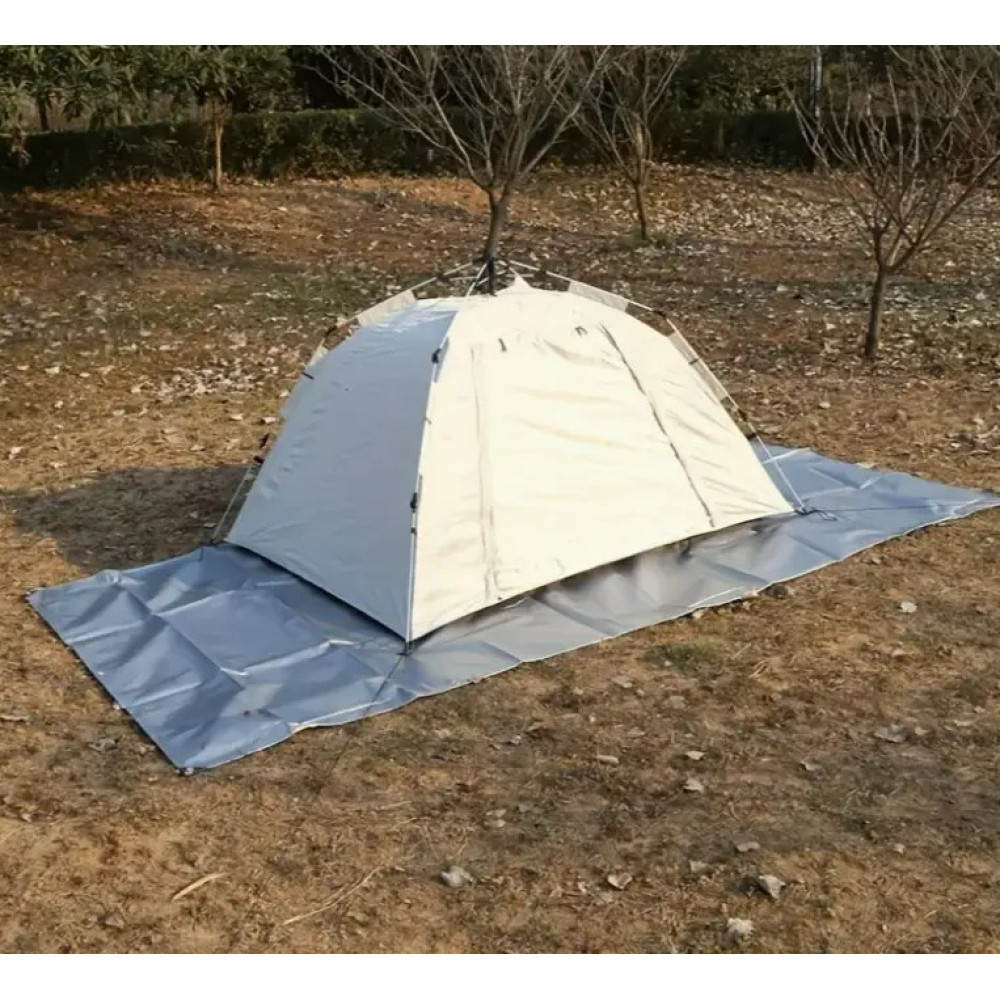 Тент тарпаулиновый Shadow с металлическими люверсами 150 г/м² 2 х 3 м серый (TESH00001)