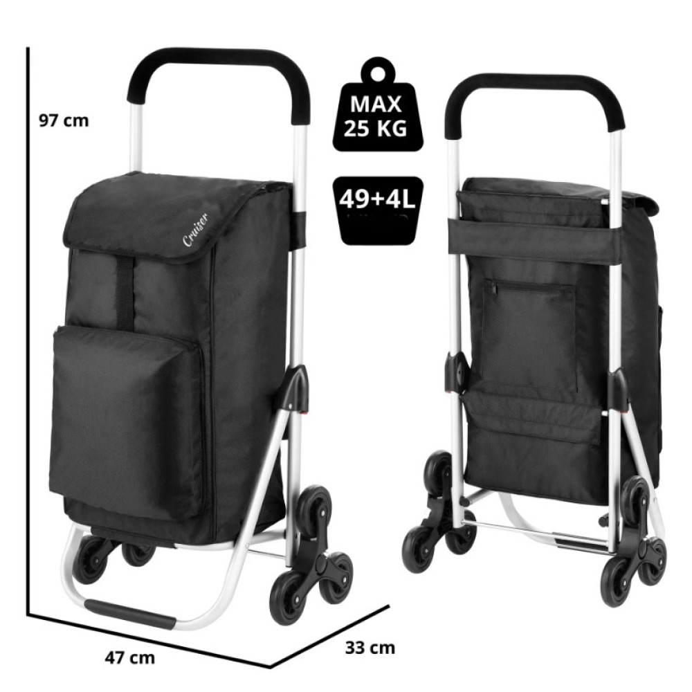 Сумка-візок ShoppingCruiser Stairs Climber 53 Black (604352)